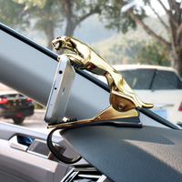 Universal Car Leopard GPS Support de téléphone de tableau de bord de navigation Support de support de clip de fixation d