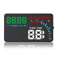 Universal D1000 4 pouces voiture HUD tête affichage haut OBD2 OBDII Auto vitesse numérique avertissement
