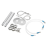 Universal Muscle Car Sangle de fermeture à cheveux Style Pin de capuchon Set de serrure Lanyard Studs Set