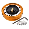 Universal Racing Quick Release Adaptateur Acier Ring Wheel Hub Car Snap Off Boss Kit