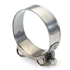 Universel 36mm 48mm 60mm Véritable En Acier Inoxydable Bande Echappement Pince Kit Fit Moto Silencieux Sile