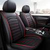 Universel 5 sièges en cuir housse de siège avant de voiture protecteur de coussin tapis de coussin complet