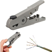 Universel coaxial rotatif coaxial utp / stp câble coupe-fil à dénuder stripper