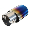 Universel De Voiture Auto Échappement Silencieux Astuce Tuyau En Acier Inoxydable Chrome Garniture Modifié De Voiture Ar