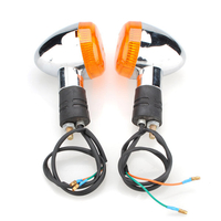 Universel moto tour ampoule indicateur de signal lentille orange de lumière