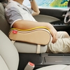 Universel respirant coussin de siège de voiture de mousse de mémoire accoudoir de console centrale reste coussins de cou