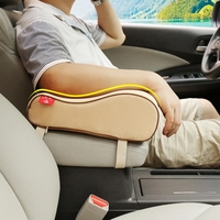 Universel respirant coussin de siège de voiture de mousse de mémoire accoudoir de console centrale reste coussins de cou