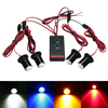 Universel voiture de contrôle à distance 4 LED stroboscopique clignotant danger témoin lumineux d