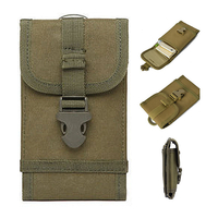 Universel 6 Pouces Sports de Plein Air Militaire Nylon Crochet Ceinture Imperméable À Leau Téléphone Taille Sac Pou