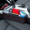 Universel En Cuir Siège De Voiture Gap Boîte De Rangement De Poche Organisateur Support De Téléphone avec Coin Boîte