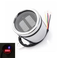 Universelle de la moto LED tachymètre numérique et la jauge d