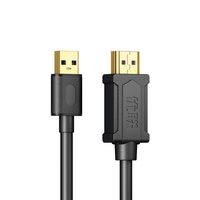 Unnlink USB3.0 vers HDMI VGA Converter Adapter Câble de données Carte graphique vidéo externe pour ordinateur portable M