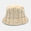 Unsiex Cotton Warm Soft Chapeau de seau de couleur unie décontracté pour lextérieur