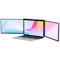 UPERFECT UStation Z Pro 14 Inch Triple Portable Gaming Monitor PC Screen 60Hz FHD 1080P Detachable Double Screen Gaming