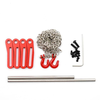 Upgraded Aluminum Alloy Adjustable Front Rear Bumper Protector for 1/10 SCX10 TRX4 LCG RC Cars Vehicles Models Spare Par