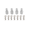 Upgraded Aluminum Alloy Metal Body Heightening Pillar for MJX 1/14 14210 14301 14303 RC Car Vehicles Model Parts