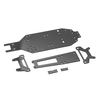 Upgraded Front and Rear Shock Board Carbon Fiber Base Kit Accessories for Tamiya TA02/TA-02SW RC Car Vehicle Models Spar