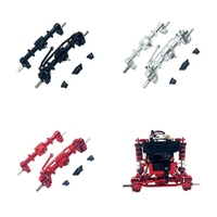 Upgraded Metal Front and Rear Door Bridge Set For WPL C14 C24 C34 C44 C54 C64 C74 C74-1 B14 B24 RC Car Part Remote Contr