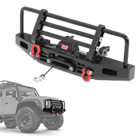 Upgraded Metal Front Rear Bumper for 1/18 RC Rock Crawler TRX4M Off-Road Climbing Truck Cars Vehicles Models Spare Parts