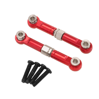 Upgraded Metal Parts Adjustable Front Steering Tie Rod Set for MJX 14211 HYPER GO 1/14 RC Car Vehicle Models Accessories