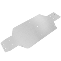 Upgraded Metal Parts For MJX 7303 RC Car 304 Stainless Steel Front and Rear Bumper Guards/Chassis Guards Vehicle Models