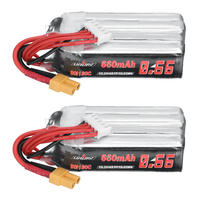 URUAV 15.2V 660mAh 90C 4S LiPo Battery XT30 Plug for GEPRC Cinelog30 V3 FPV Racing Drone