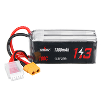 URUAV 18.5V 1300mAh 100C 5S LiPo Batterie Prise XT60 pour drone RC