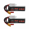 URUAV Power 7.6V 450mAh 80C/160C 2S HV LiPo Battery XT30 Plug for Happymodel Mobula8 Sub250 Nanofly20 iFlight CineBee Wh