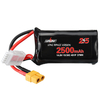 URUAV VTC5 14.8V 2500mAh 15/30C 4S Prise Li-ion longue portée Batterie XT60 pour Drone de course FPV