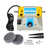 US / UE 350W Mini vitesse de machine de polissage réglable pour le kit de broyeur de banc de tour de moteur de bijoux de