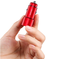 USAMS C10 Chargeur de voiture intelligent USB à charge rapide PD