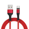 USAMS US-SJ335 U29 Micro Câble de charge rapide tressé magnétique LED 1M pour tablette Smartphone