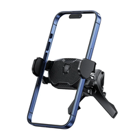 USAMS ZJ077 Mini Black Car Phone Holder Air Vent for 4.7-6.9inch Mobile PhoneOne-button Locking 360° Sphere Mount Stan