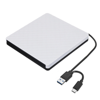 USB 3.0 Type-C lecteur optique externe graveur de DVD graveur graveur RW lecteur CD / DVD ROM pour MAC OS Windows XP / 7