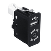 USB AUX dans le panneau dinterface de commutateur de prise dentrée audio auxiliaire pour BMW E81 E87 E60 E90 F