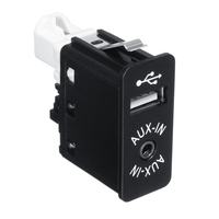 USB AUX dans le panneau dinterface de commutateur de prise dentrée audio auxiliaire pour BMW E81 E87 E60 E90 F