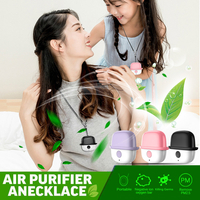 USB Charging Portable Air Purifier Collier de purification de lair PM2.5 Stérilisation portable
