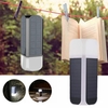 USB Double Panneau Solaire Rechargeable 21 LED Camping Lumière 3 Modes Lumière Solaire Portable