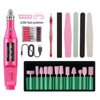 USB électrique perceuse à ongles machine ongles polisseur stylo bricolage acrylique Nail Art manucure outils ensemble