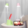 USB LED Lampe de table pour enfants avec ventilateur téléphone Hoder tactile interrupteur marche / arrêt 3 modes lampe d