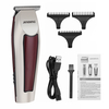 USB professionnel hommes électrique tondeuse à cheveux tondeuse machine de coupe de cheveux barbier rasoir avec 3 peigne