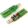 USB Résistance Charge électronique DC réglable 3 courant 5V 1A / 2A / 3A testeur de résistance de décharge de tension de