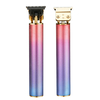 USB T9 Sculpture Push Blanc Petit Fader Tête Dhuile Clipper Électrique Rechargeable Électrique Tondeuse À Cheveux