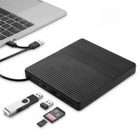 USB3.0 Type-C Graveur de CD externe Lecteur de CD / DVD Lecteur optique multifonction haute vitesse pour PC portable