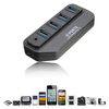 USB3.1 Type C vers USB3.0 Adaptateur de concentrateur de charge haute vitesse 4 ports pour Macbook 2015