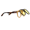 UV400 Lunettes de soleil à monture en métal avec rétro-personnalité
