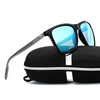 UV400 Lunettes de Soleil Polarisées Cadre Carrée Lunettes de Conduite Extérieure