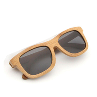 UV400 Handmade Retro Bambou Wood Polarized Lunettes de soleil Mirrored Wooden Glasses