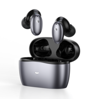 UVert Hitune X6 TWS Écouteurs Bluetooth 5.1 Pilote Carbone 10 mm SBC AAC Superbass Sound HD Appels ANC ENC Suppression d