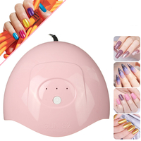 UV LED Lampe à Ongles Machine de Photothérapie pour Ongles à Synchronisation Automatique USB Charing Nail Glue Baking La